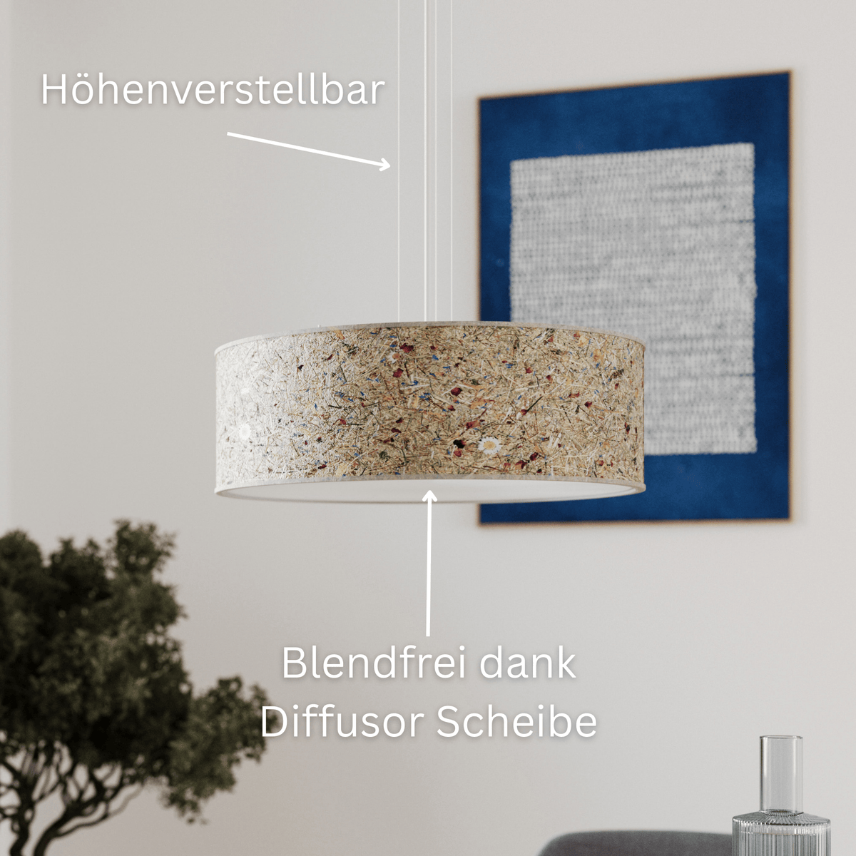 LeuchtNatur Hängeleuchte Discus Pendelleuchte